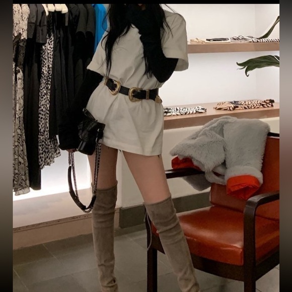 Stuart Weitzman Suede Over the Knee Boots